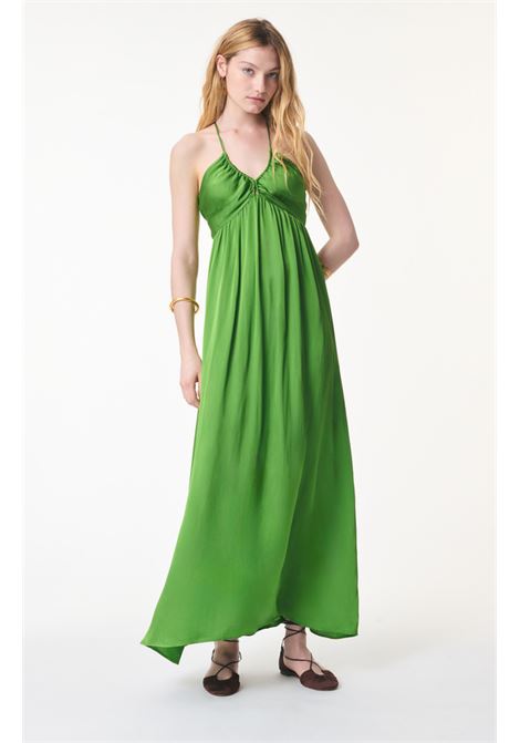 Abito Vanessa Bruno Galnira Maxi in Viscosa con Nodo - Rosso Lampone Vanessa Bruno | Abiti | 6EVA73-V08066627